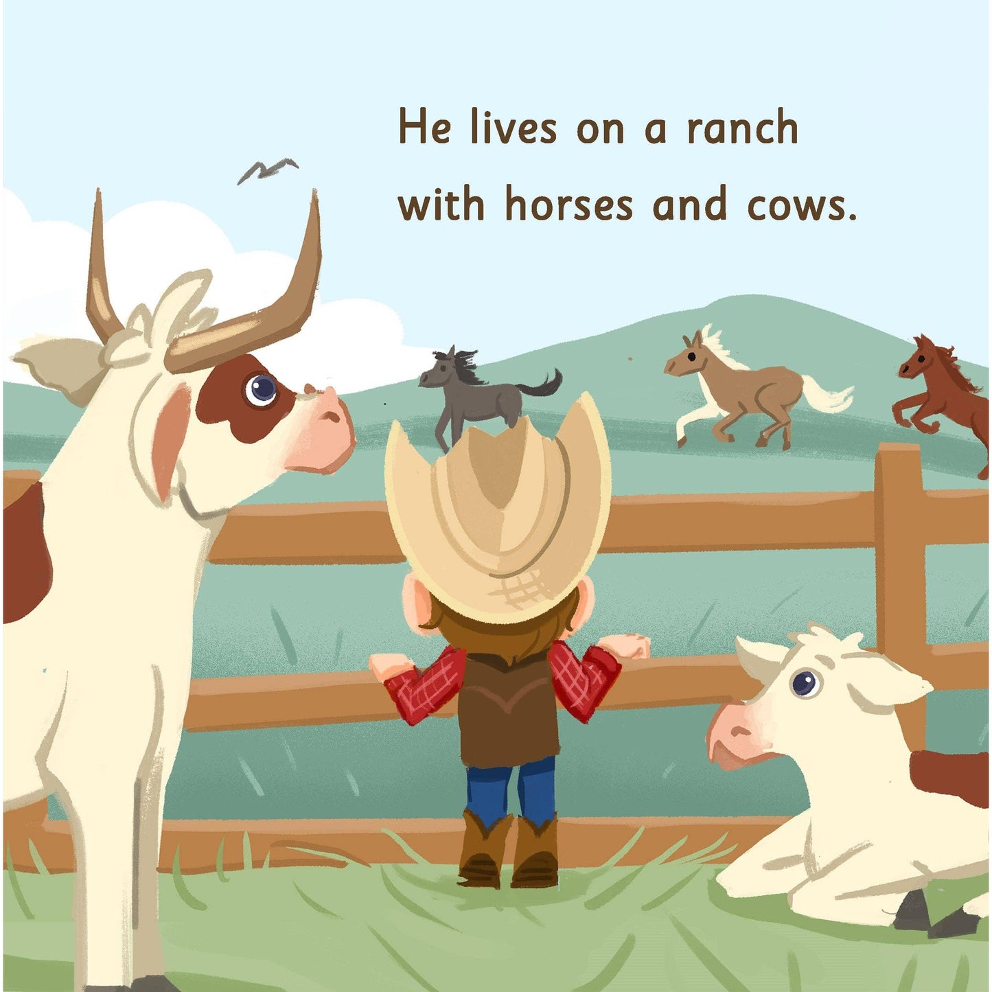 Buckaroo Beau Books - Hardcover: Buckaroo Beau Lives on a Ranch