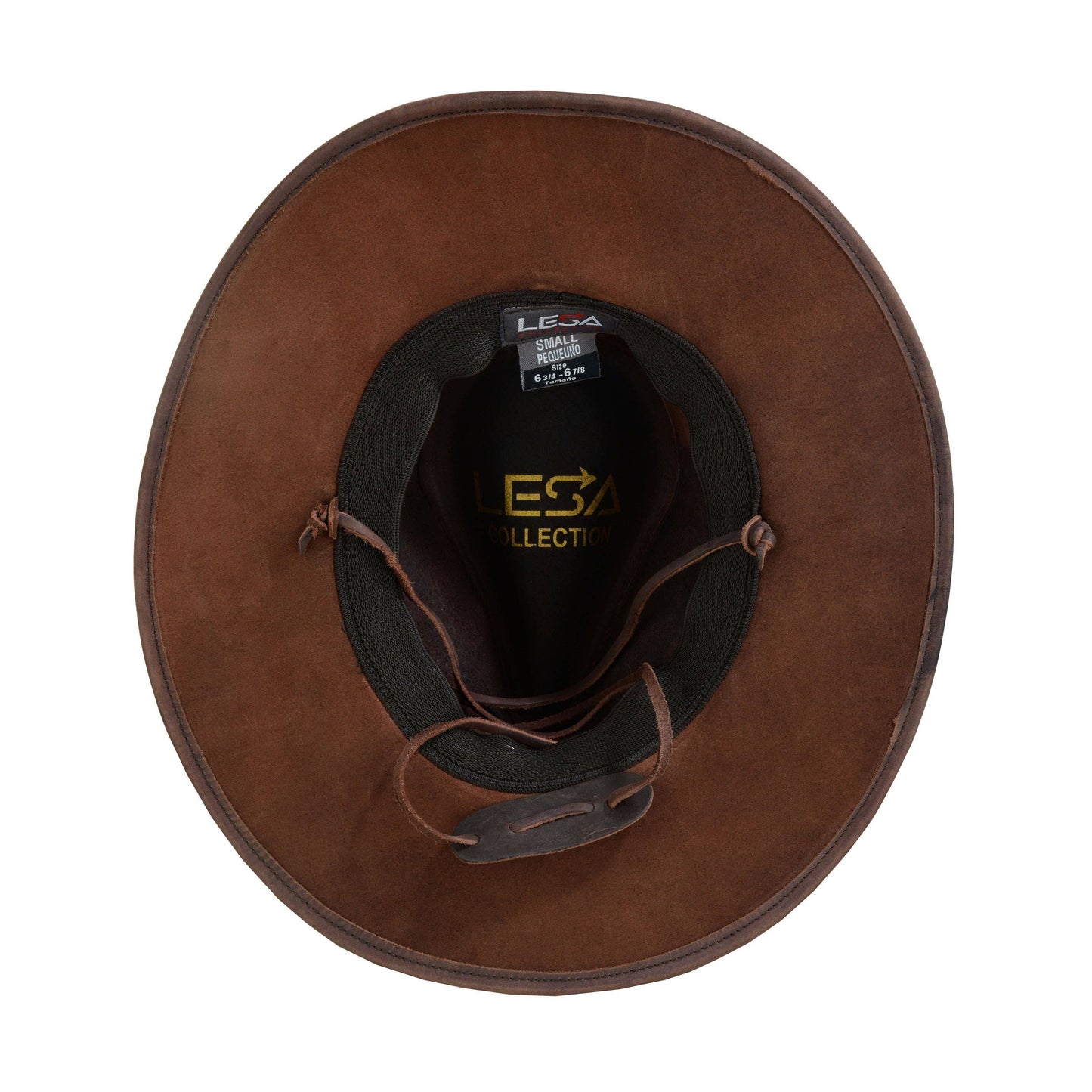 DEADWOOD LEATHER WESTERN COWBOY HAT