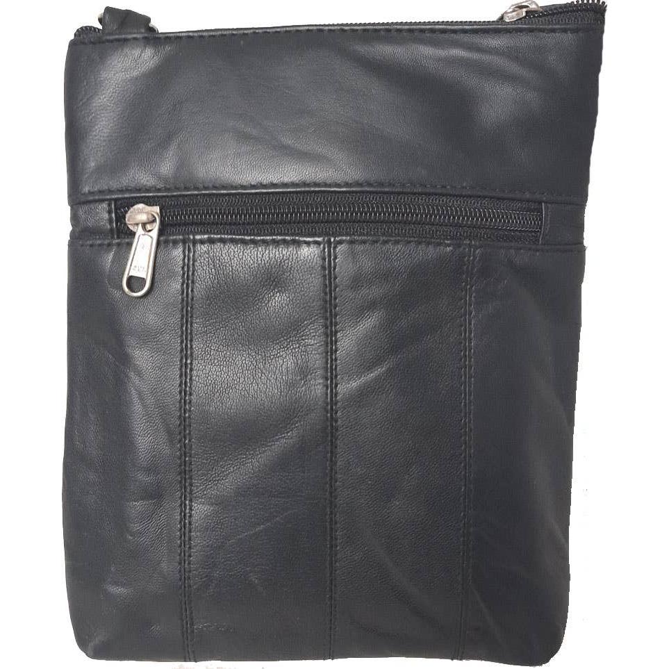 IGI CANADA - Genuine Lambskin Leather Women's Slim Cross Body Bag #7078