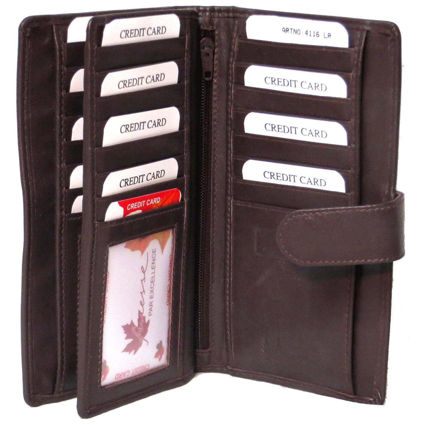 IGI CANADA - Genuine Leather Lambskin RFID Coat Card Wallet - 4116-L
