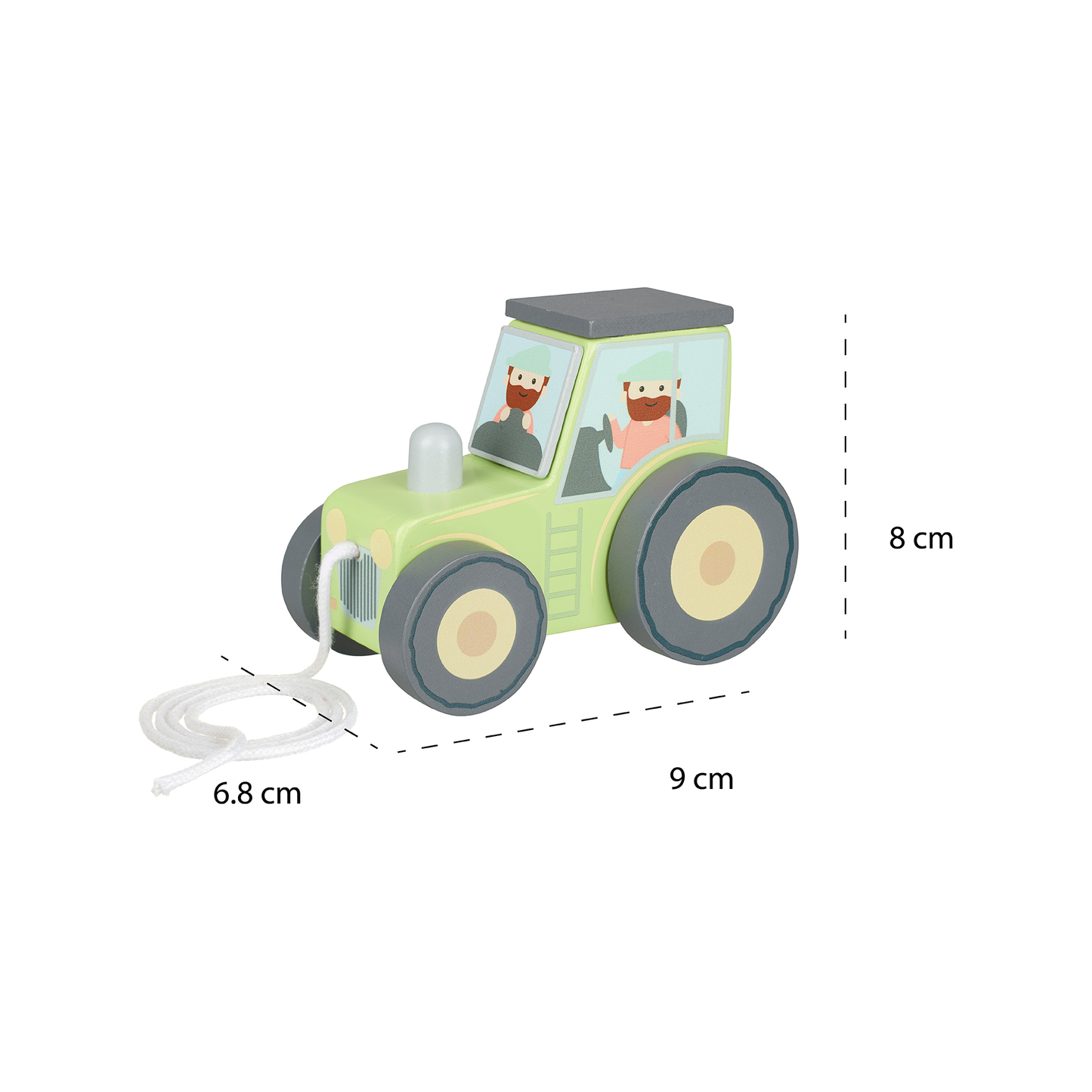 First Wooden Tractor