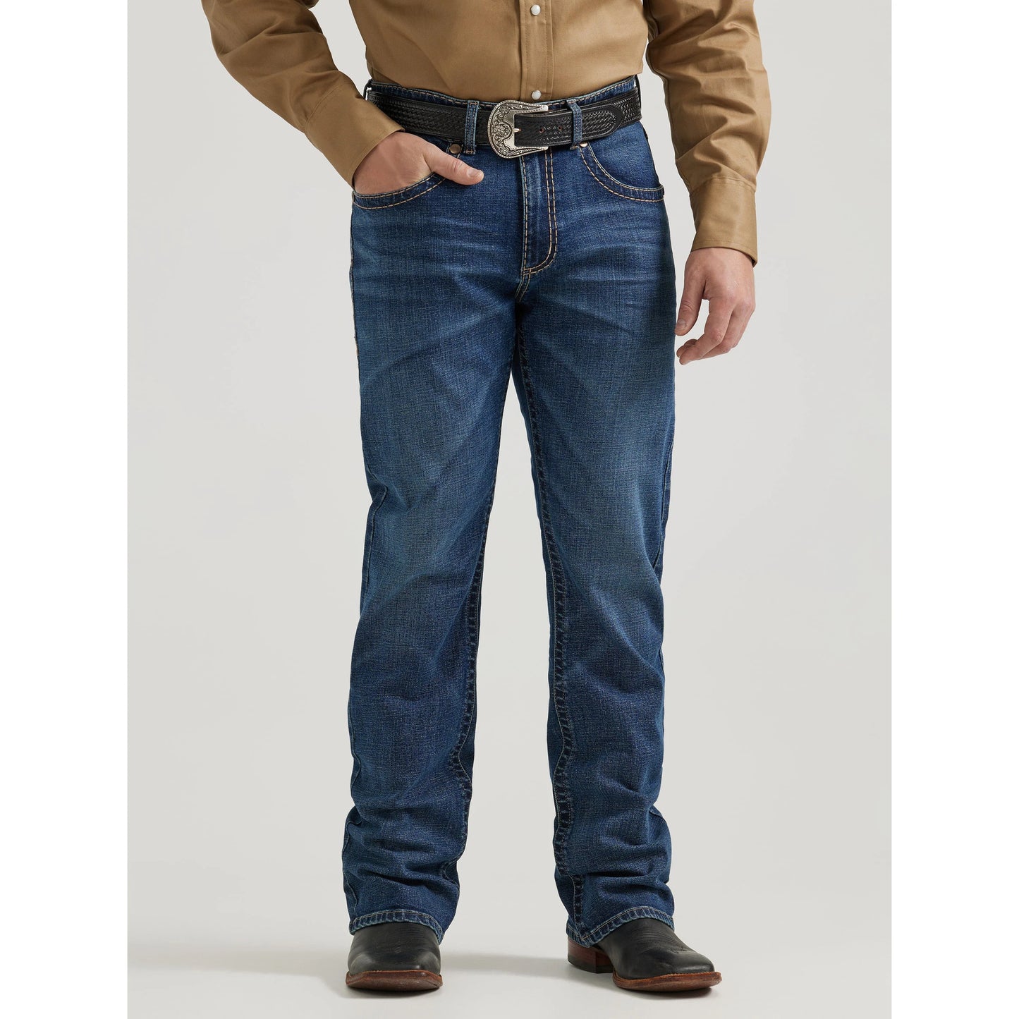 Mens Rock 47 Denim Slim Boot