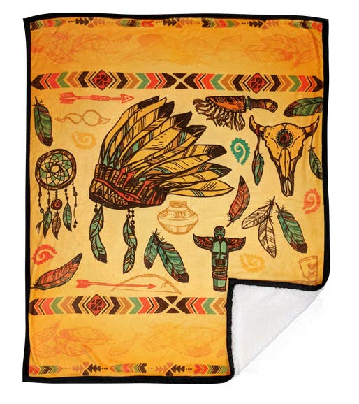 Native Heritage Pattern Throw