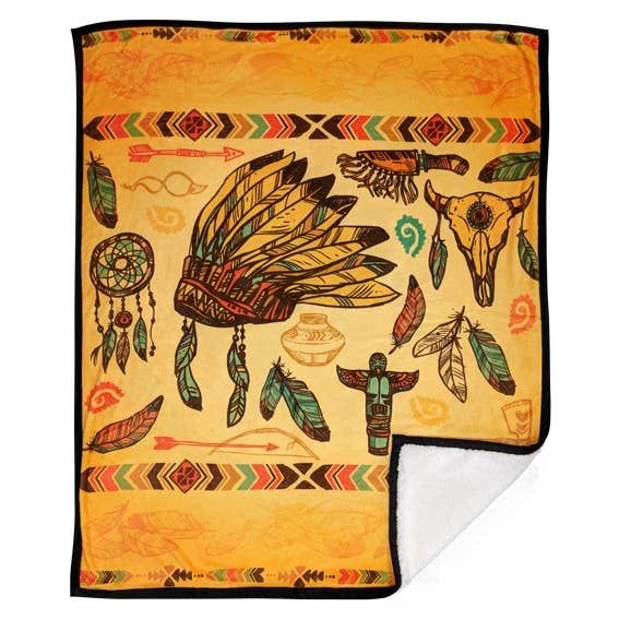 Native Heritage Pattern Throw
