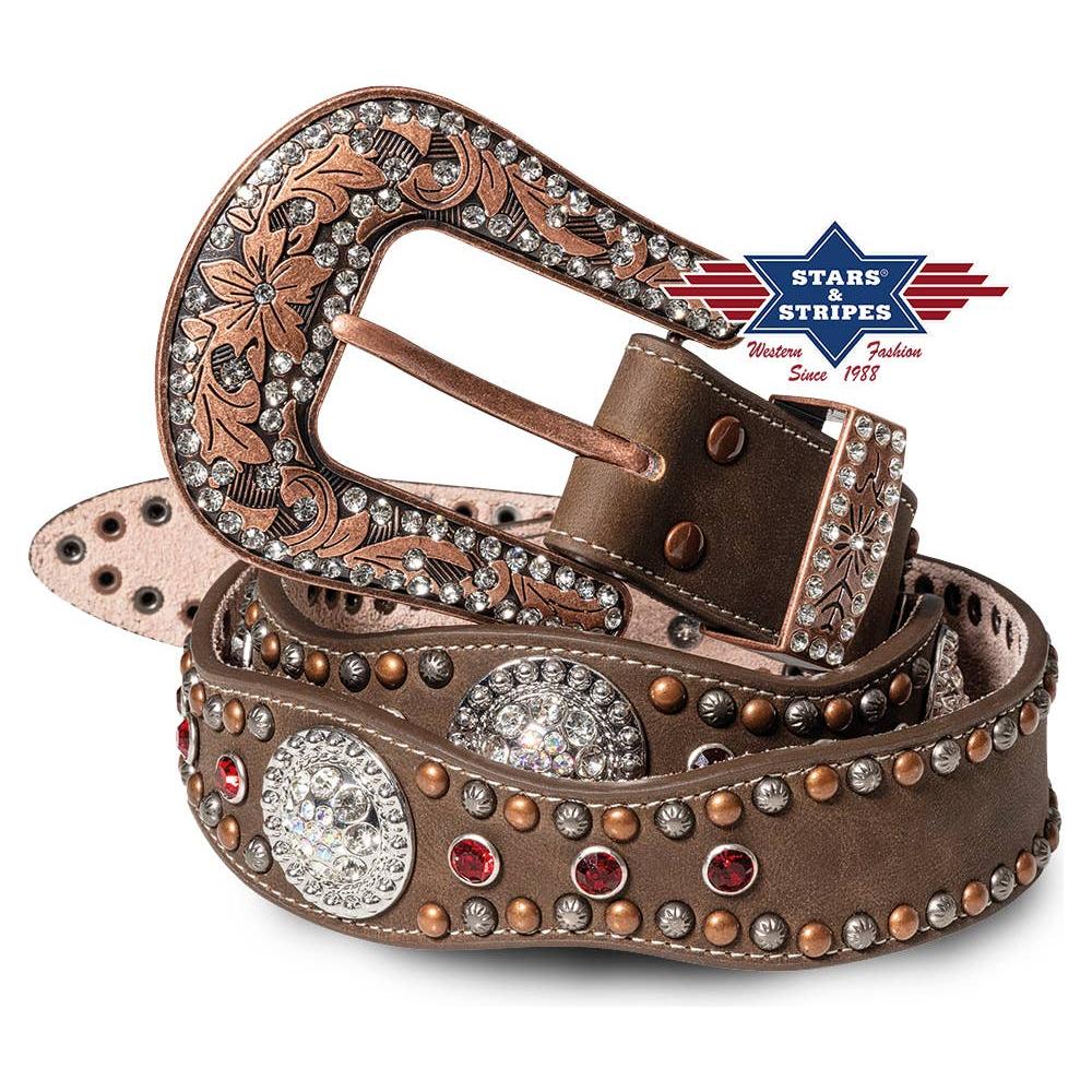 Stars & Stripes® - Western belt - Stone-7