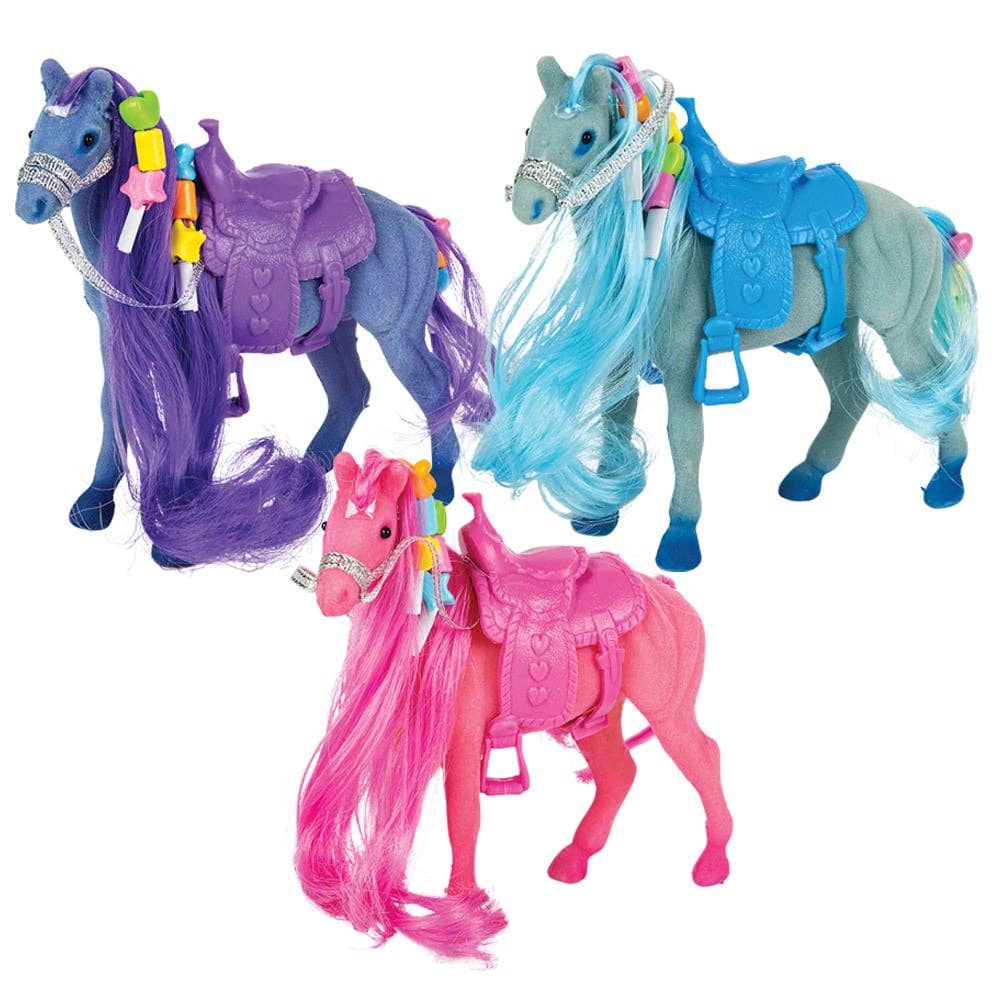 FLOCKED FASHION PONY LLB kids toys