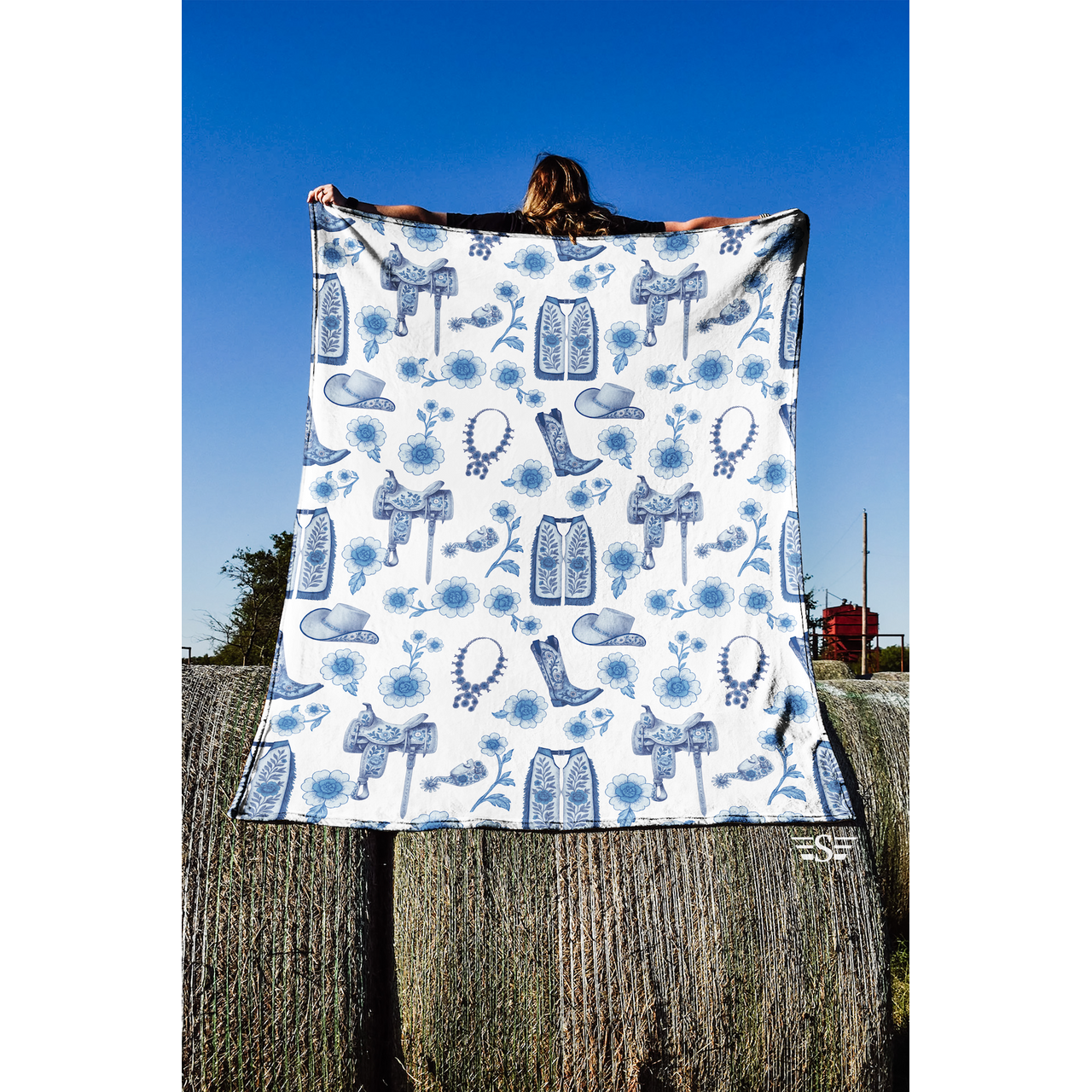 Western Chinoiserie Blanket