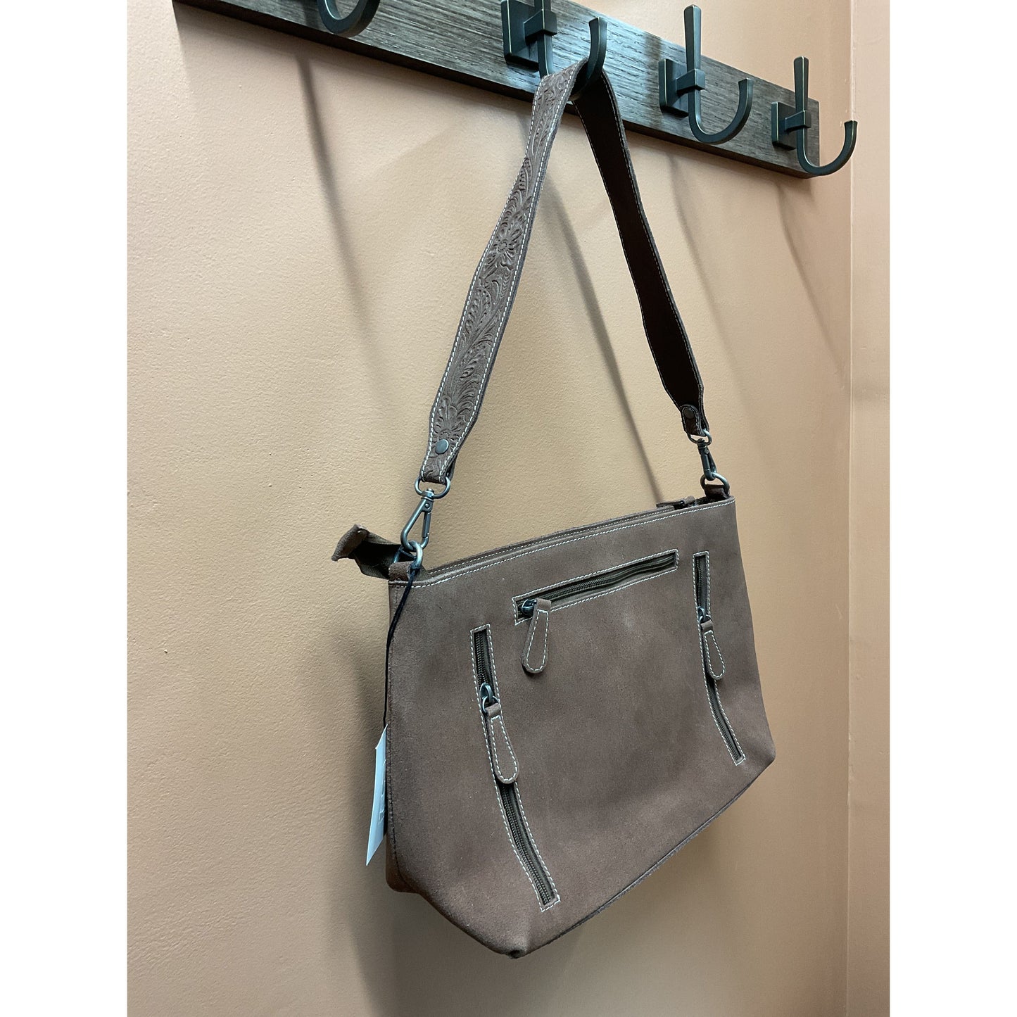 Nocona - Purse Conceal & Carry Leather Roughout