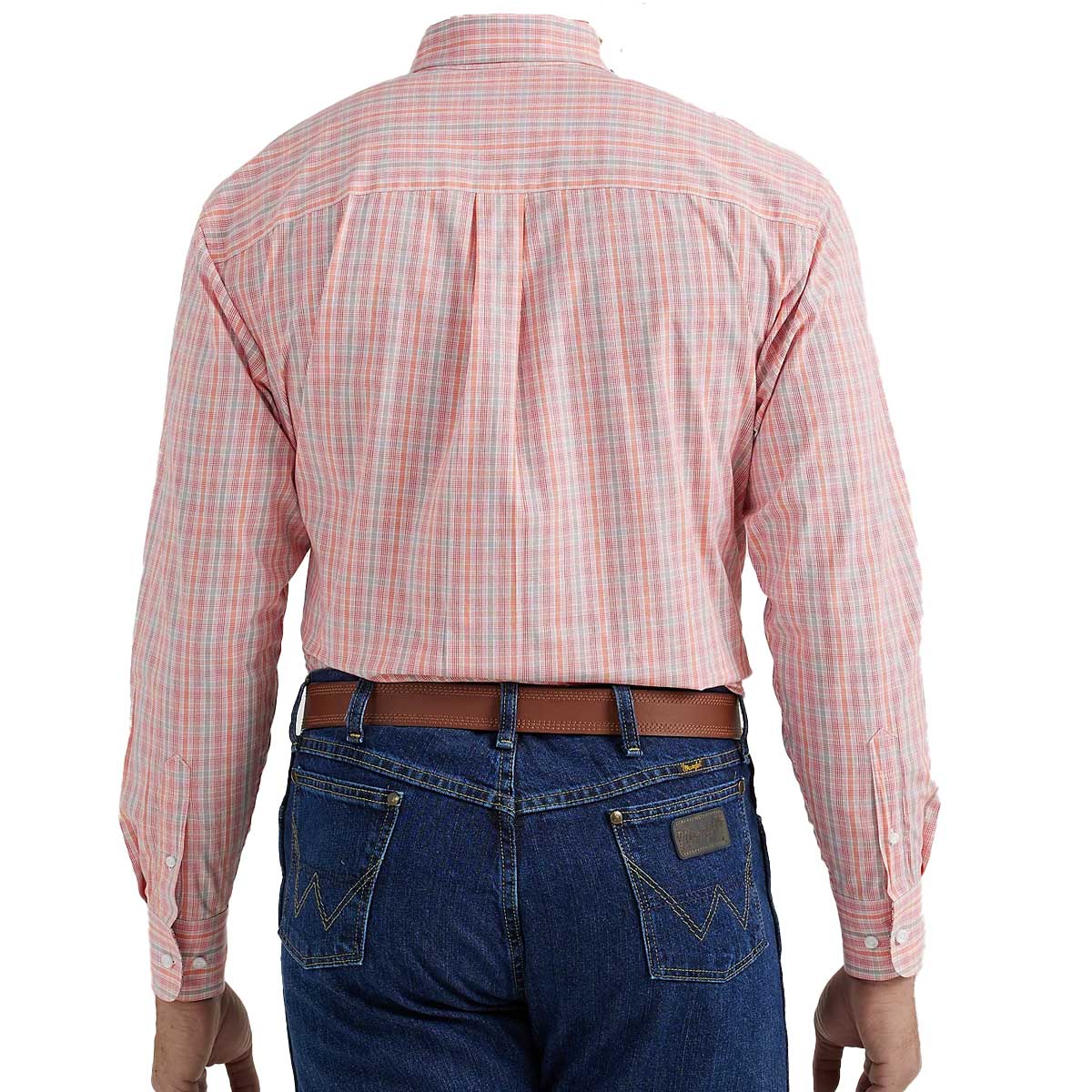 Mens Wrangler George Strait Long Sleeve Button Up