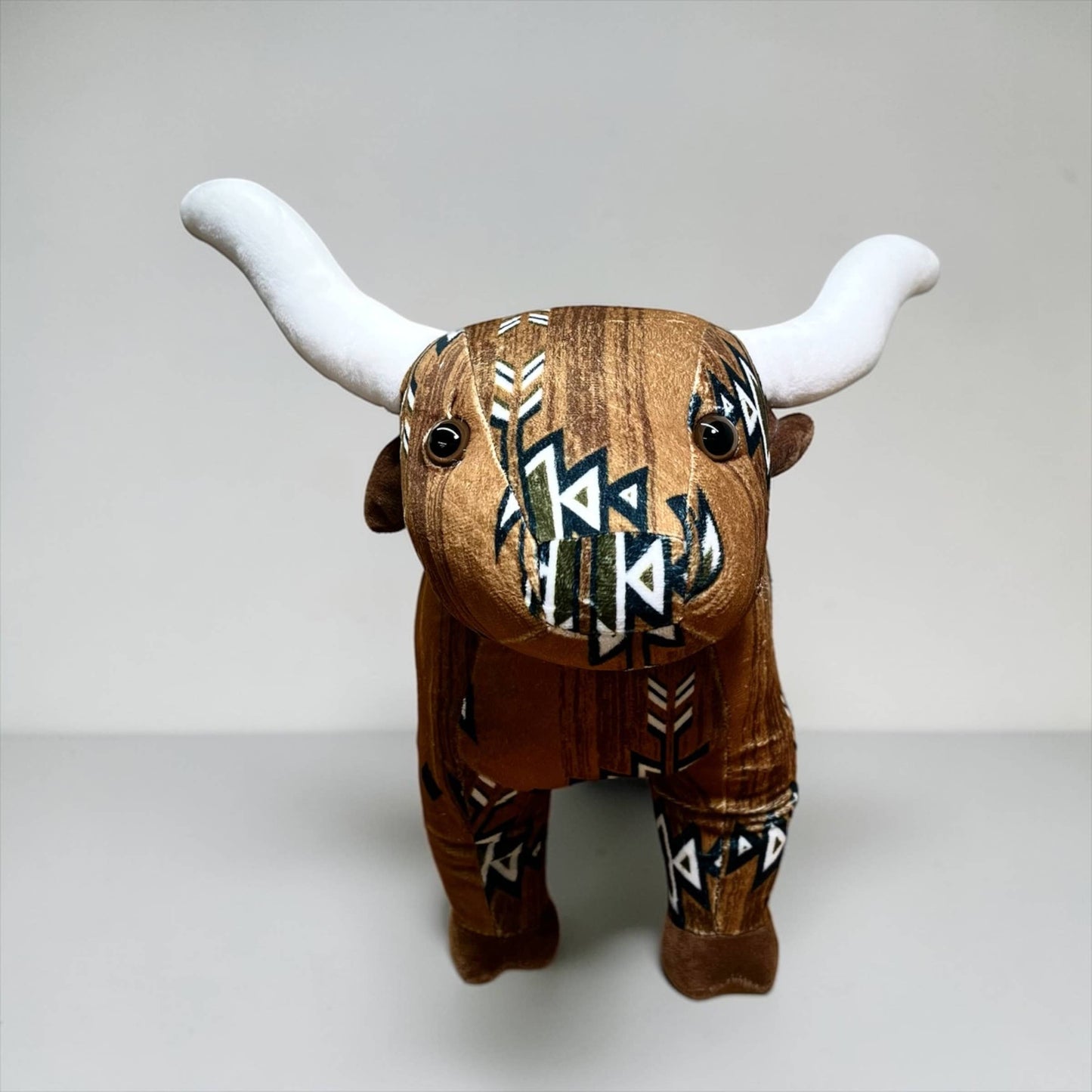 Mustard Aztec longhorn - medium farm pal