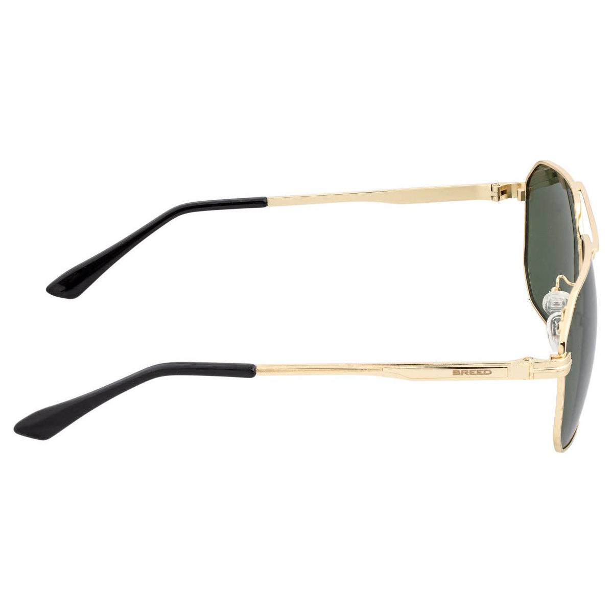 Breed - Breed Norma Stainless Steel Polarized Aviator Sunglasses