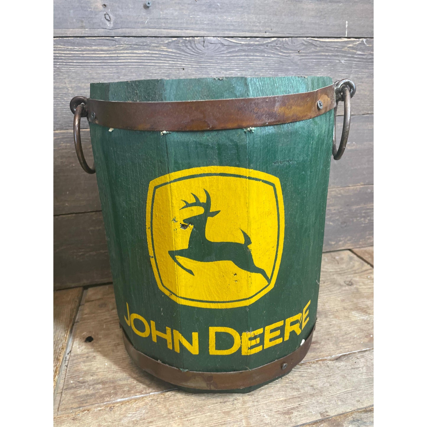 My Amigos Imports - John Deere Rustic Trim Bucket-Green-Handmade-