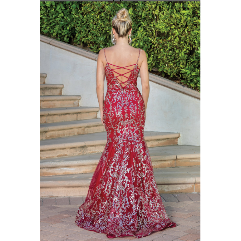Sleeveless Design Prom Dress