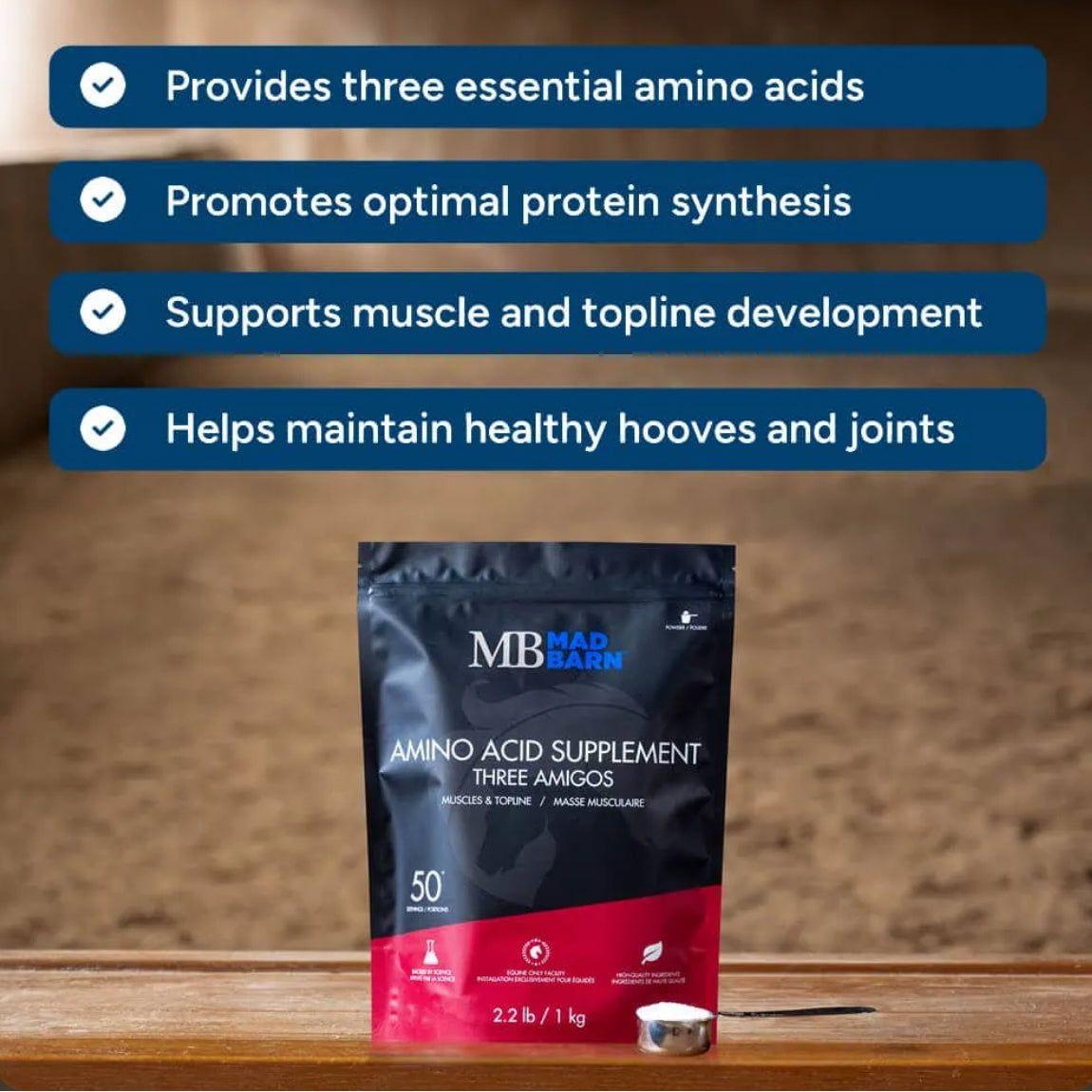 Mad Barn Three Amigos Amino Acid Supplement 1kg