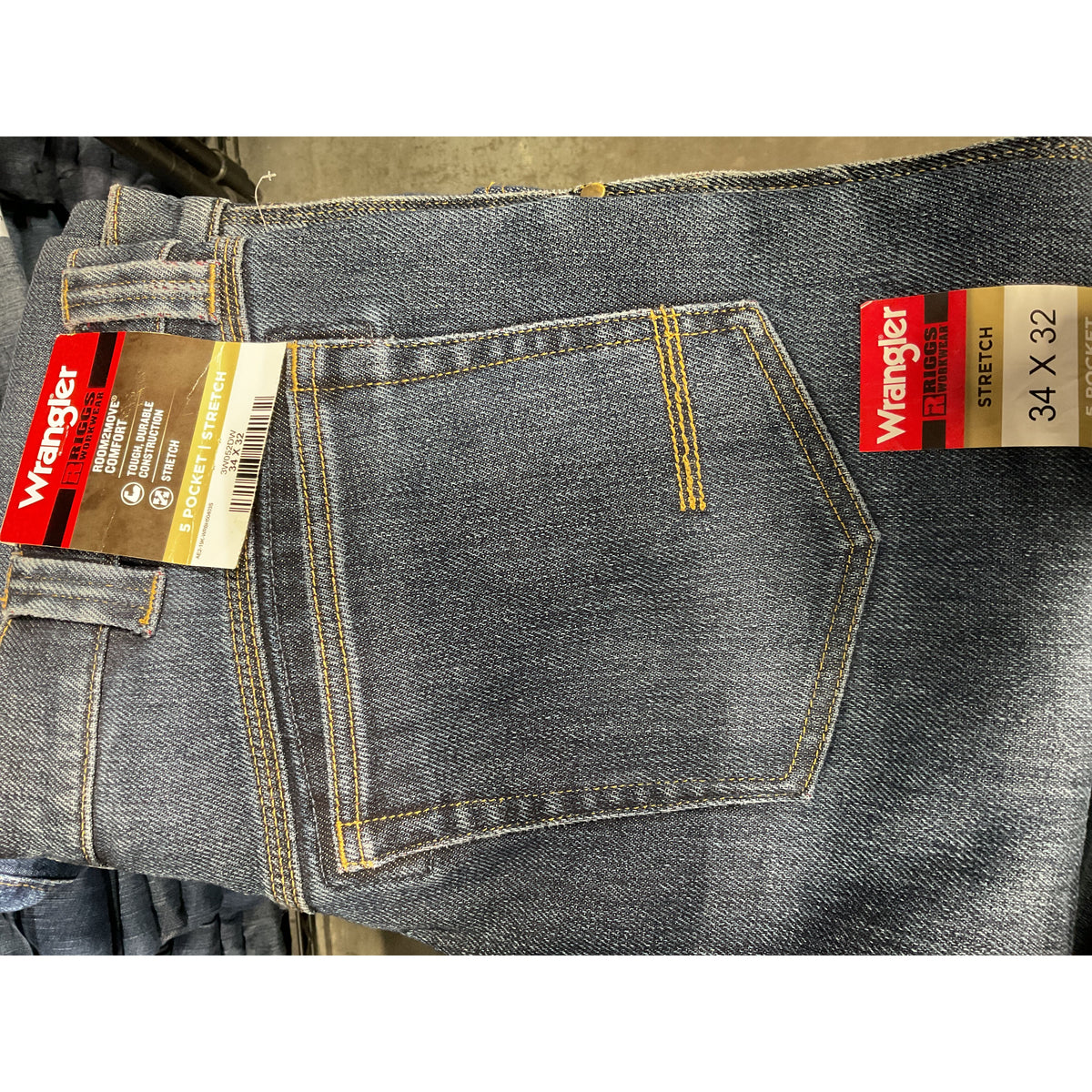 Wrangler men’s various Riggs workwear jeans, Lined, 3W052DW