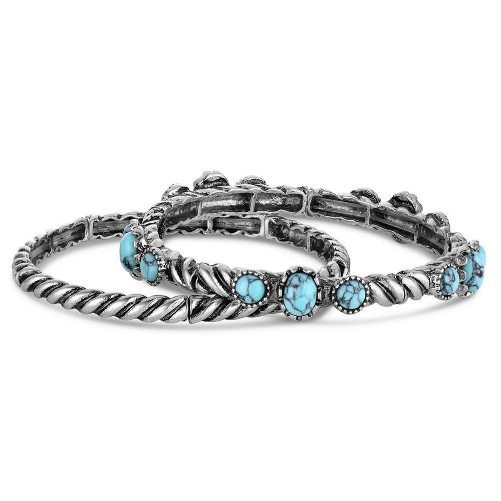 Montana Silversmith Wander West Turquoise Bangle Bracelets ABC6569