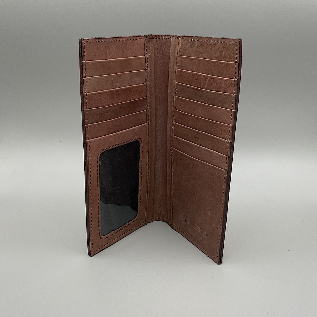 Ranger Belt Co - Men’s Wallet - Brown Carved Leather C1300