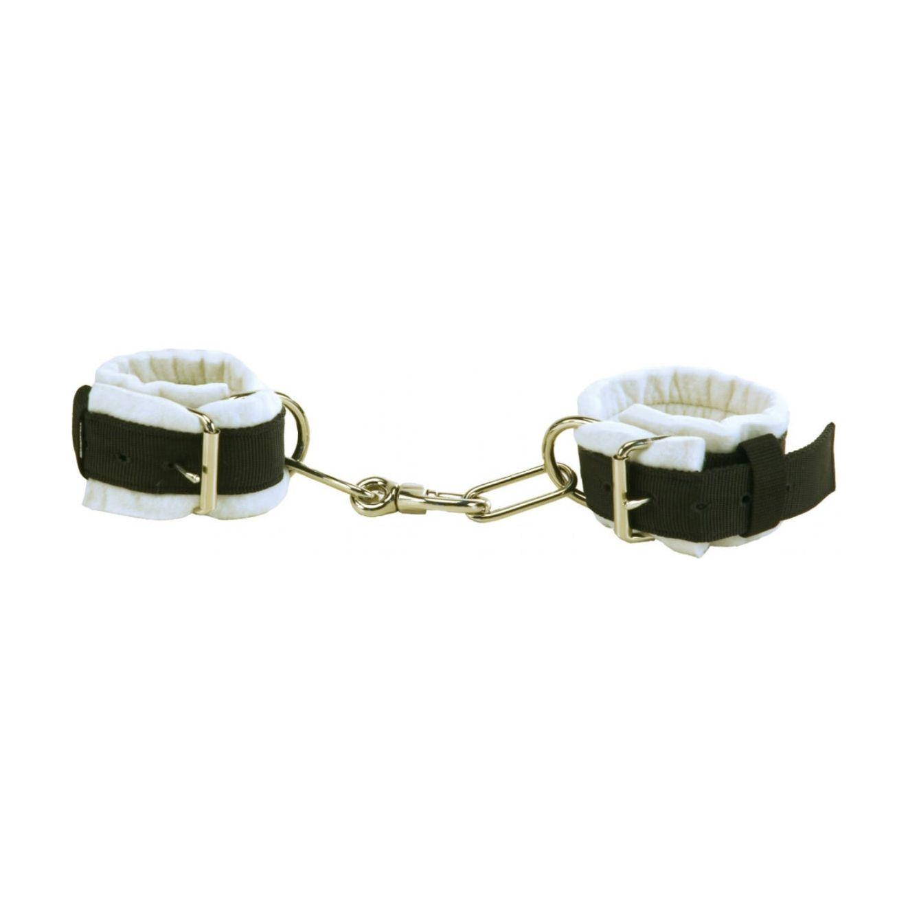 Western Rawhide - Black Nylon Lined Chain Hobbles 106423