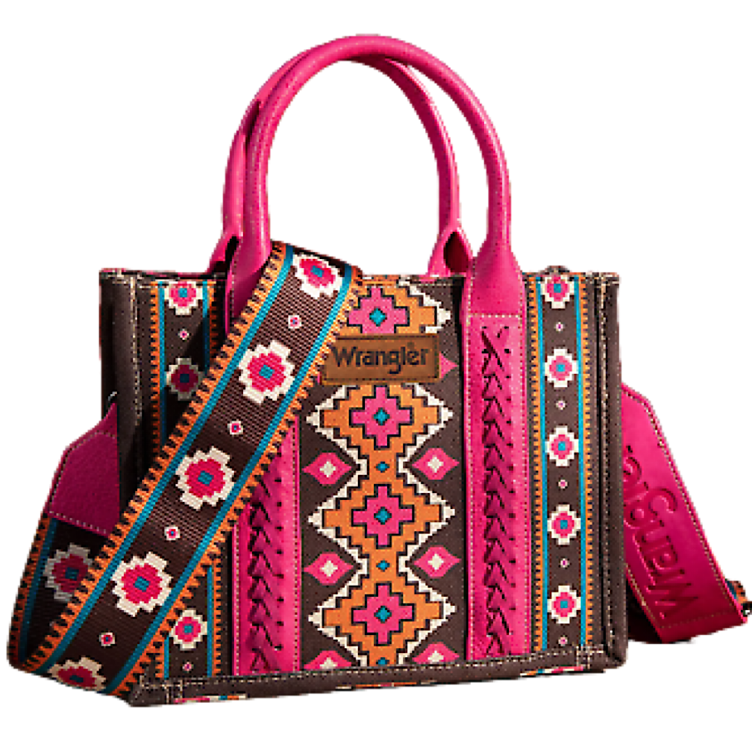 Wrangler Women’s Southwestern Print Small Canvas/ Crossbody Bag