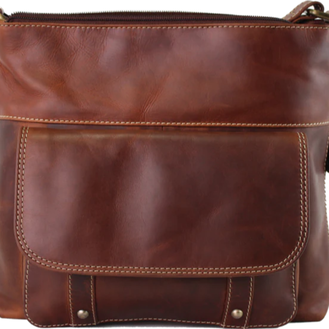 Rugged Earth - Brown Leather Handbag 199057