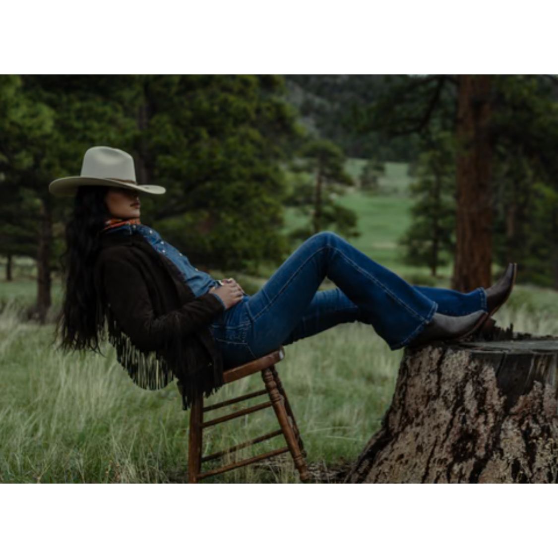 STETSON 921 HIGH WAIST FLARE FIT JEAN