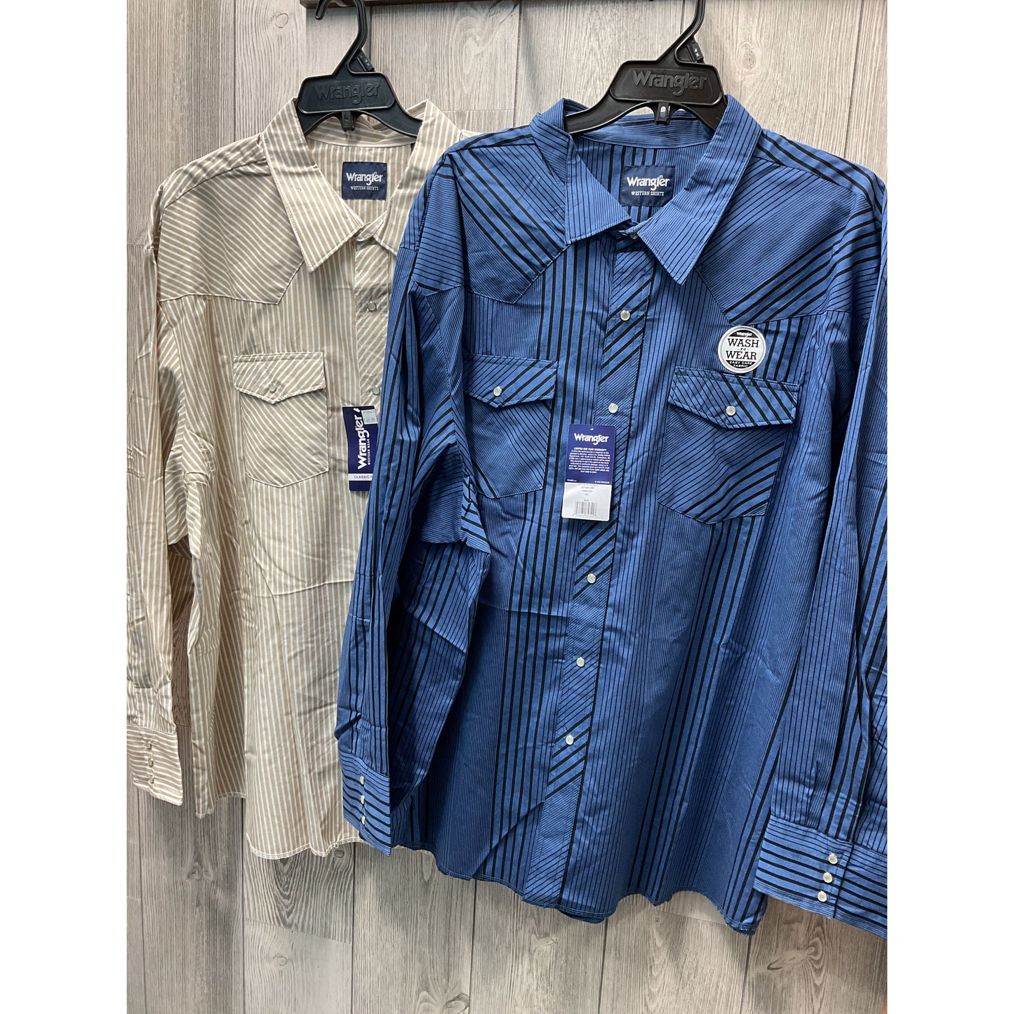 Wrangler Men’s, Classic, Big/Tall, Snap, 1075951PP