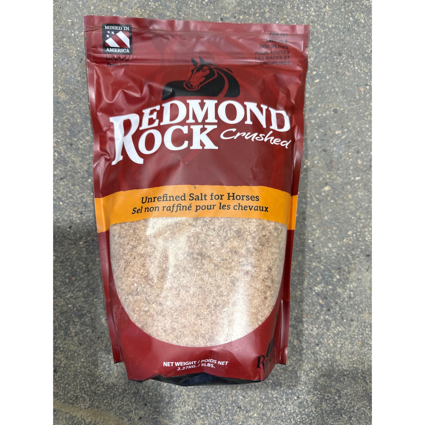 Redmond Rock Crushed Salt for Horses 5lb