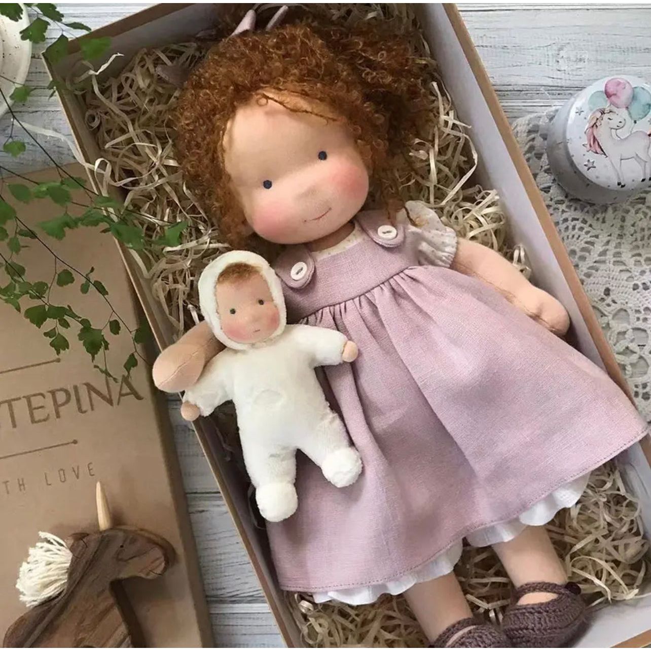 Evgeniya Elizarova Doll with Light Brown Hair