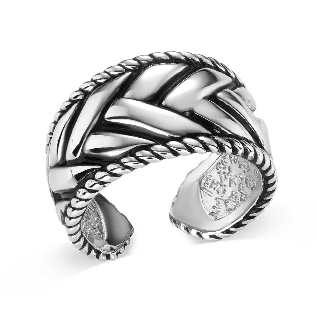 Montana Silversmiths Midnight Weave Rings
