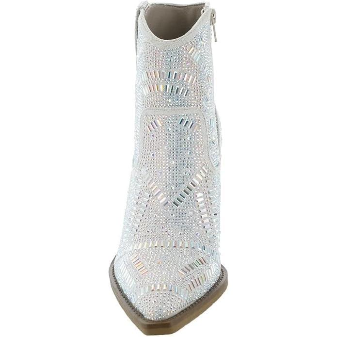 Very G Women's Maze Western Rhinestone Ankle Boot