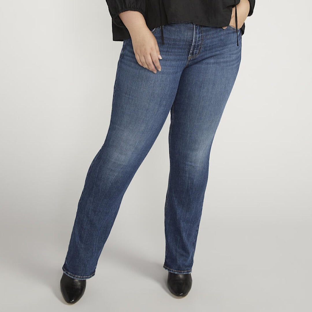 * Ladies Suki Curvy Fit Mid Rise Slim Boot