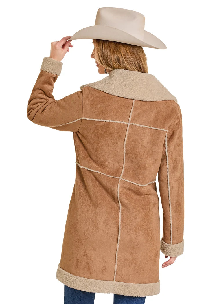 Panhandle Slim Microsuede Sherpa Lined Coat DW92C06870