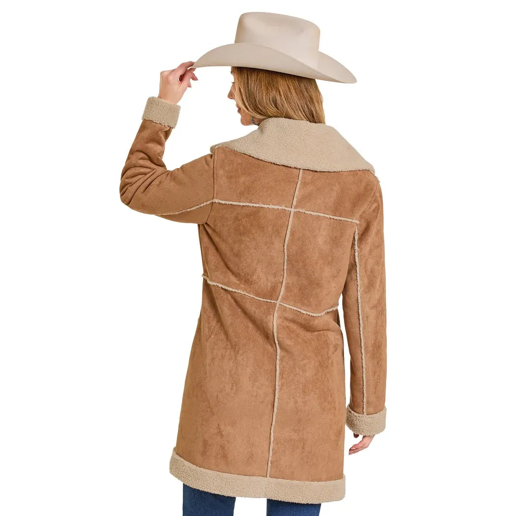 Panhandle Slim Microsuede Sherpa Lined Coat DW92C06870