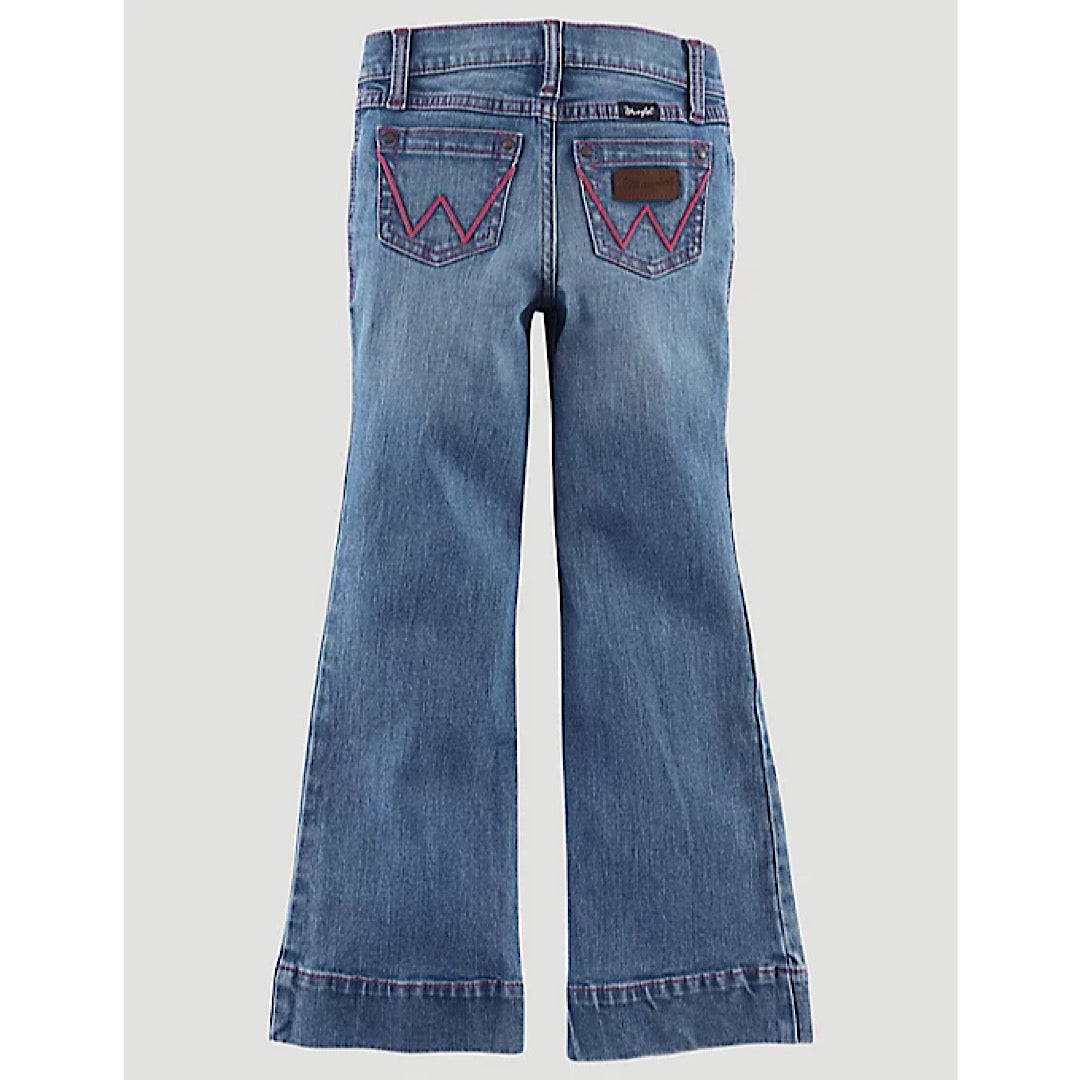 * Girls Wrangler Retro Girl's Valarie Western Trouser Jeans