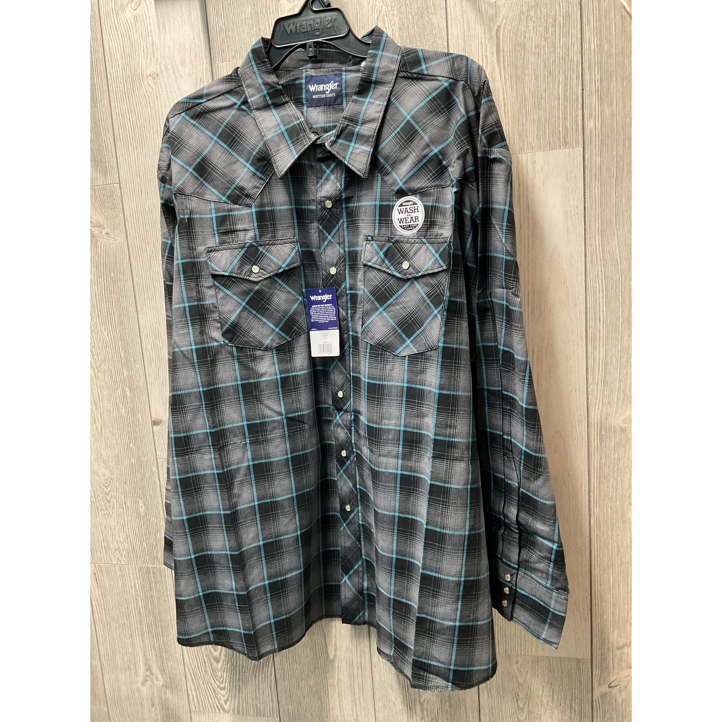 Wrangler Men’s, Classic, Big/Tall, Snap, 1075932PP
