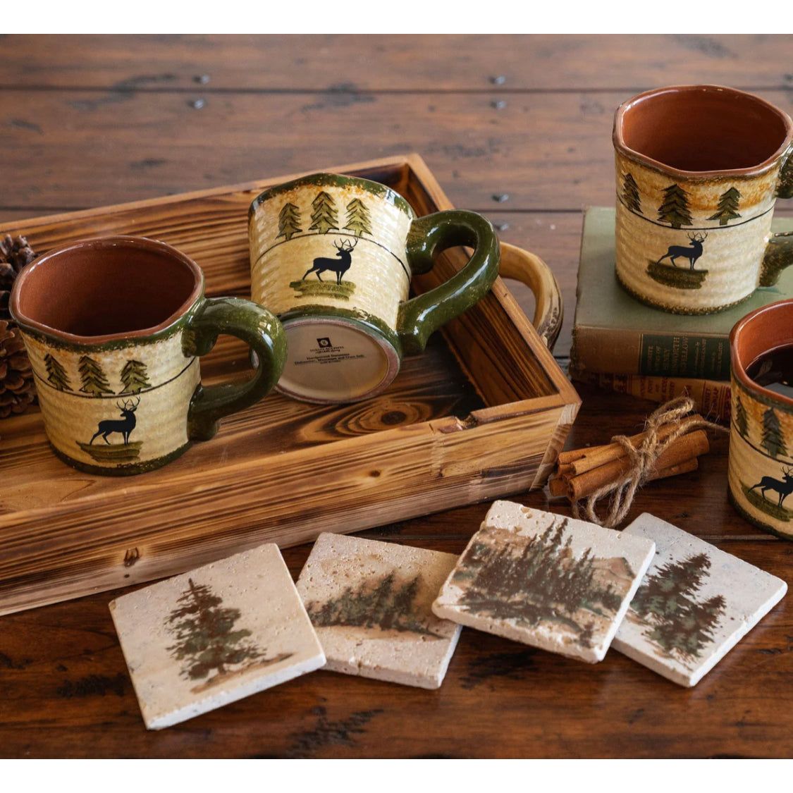 Deer Mug Set of 4