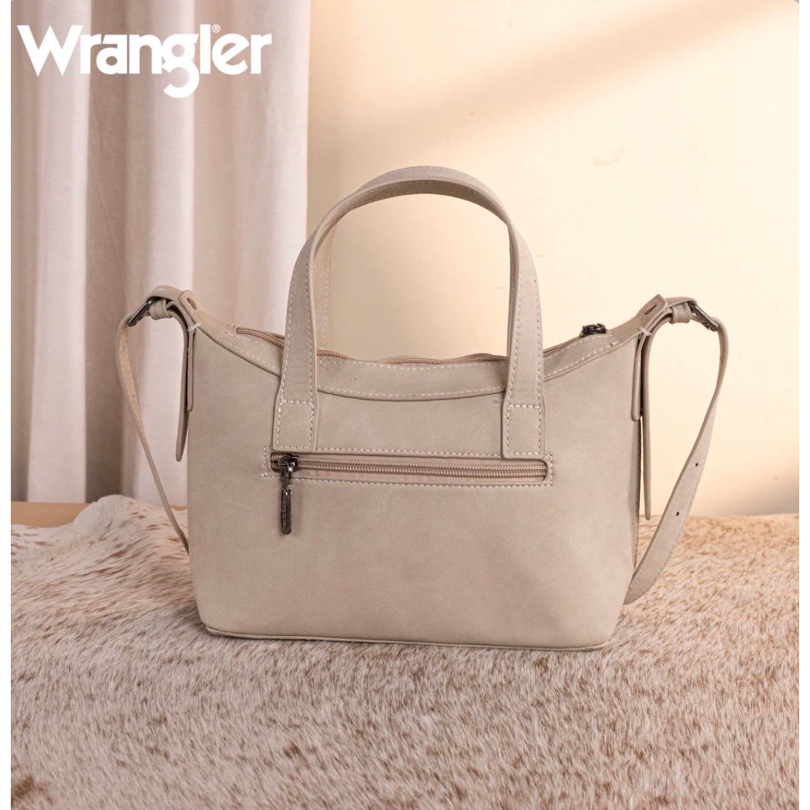 Wrangler Tooled Aztec Pattern Print Tote/Crossbody, WG226-8605