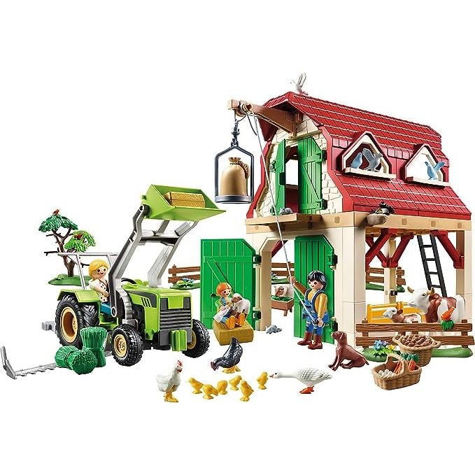 Playmobil - Country Farm Yard With Small Animals Set 70887