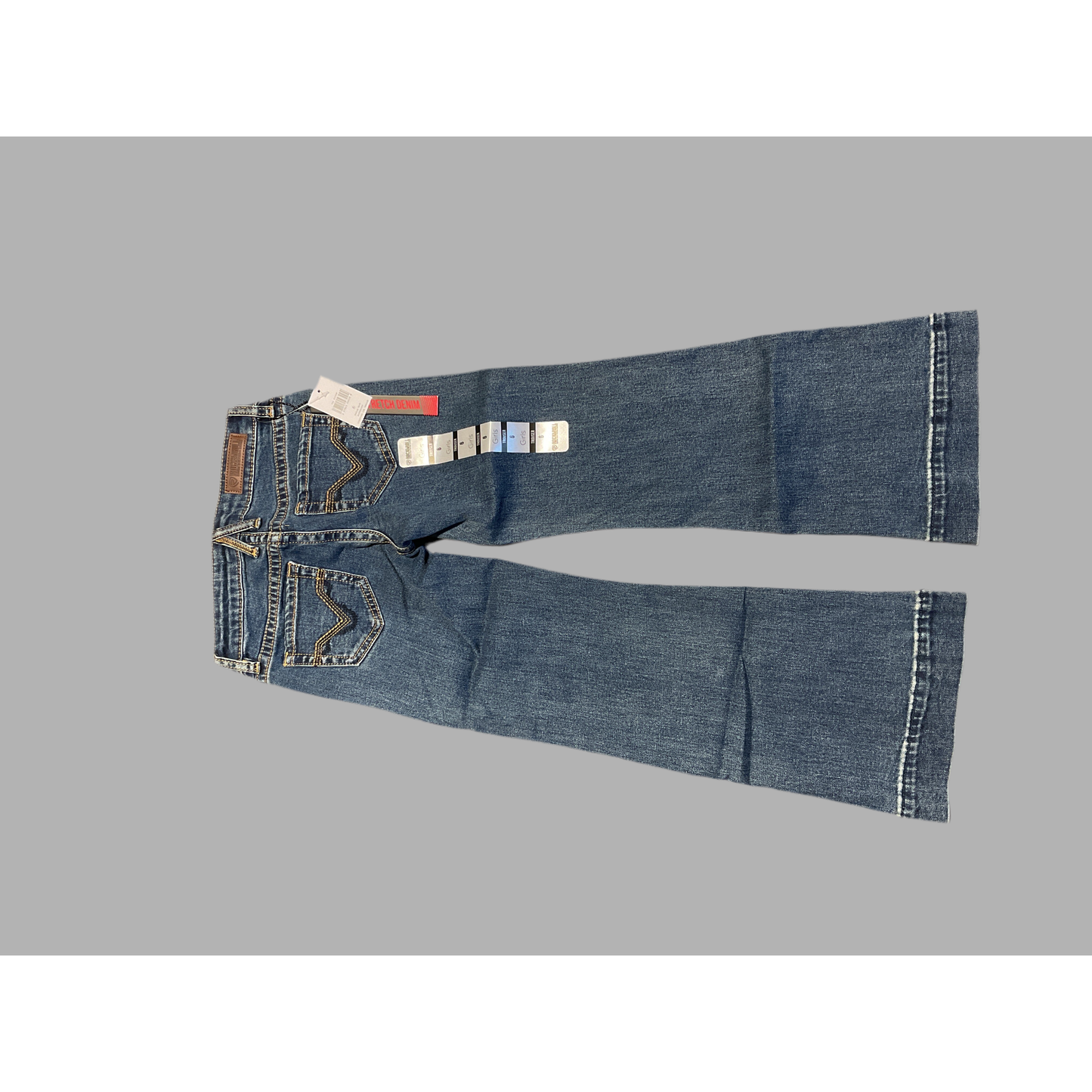 Rock & Roll Girls' Trouser- Med Wash BG4MD06397