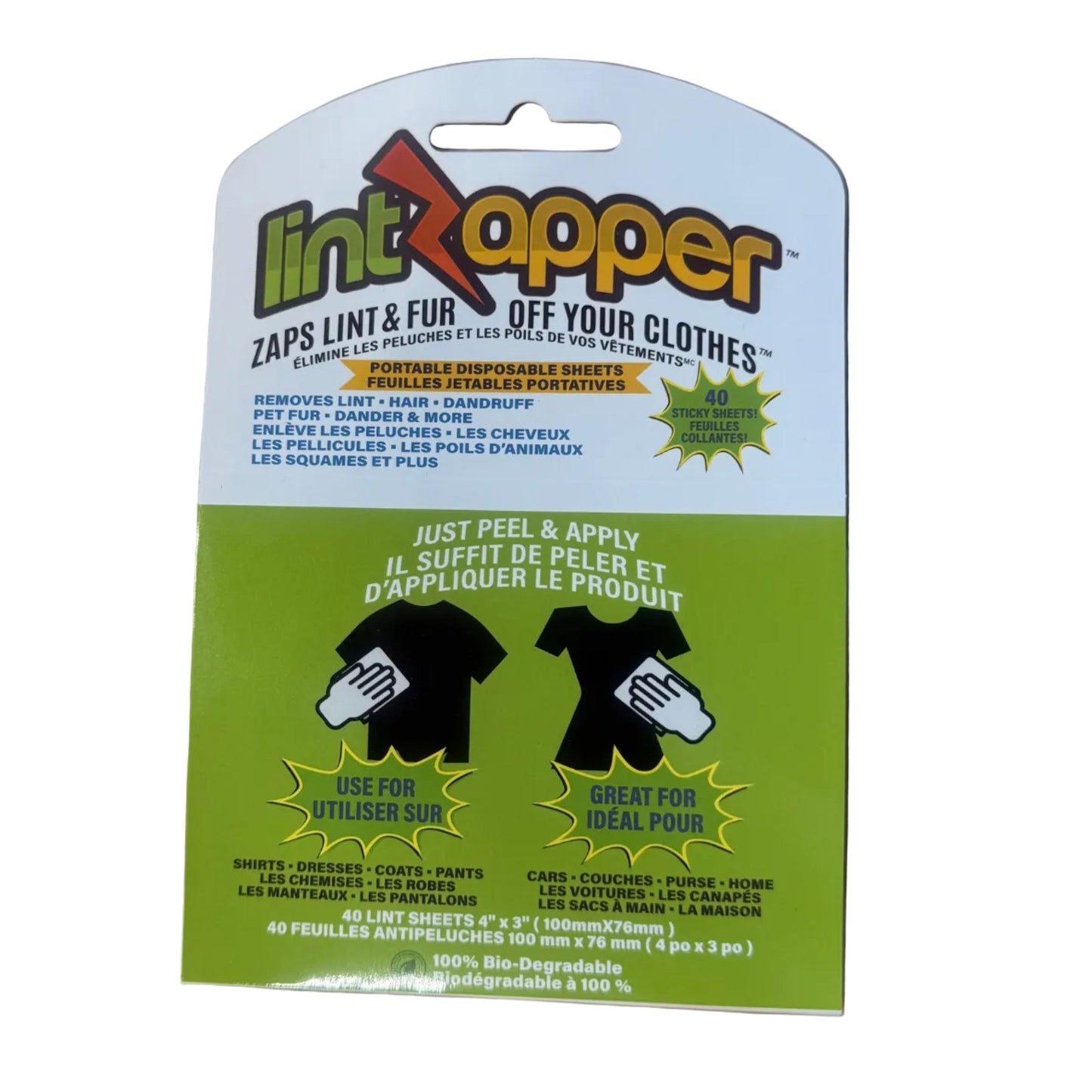 Lint Zapper 40 Sticky Sheets