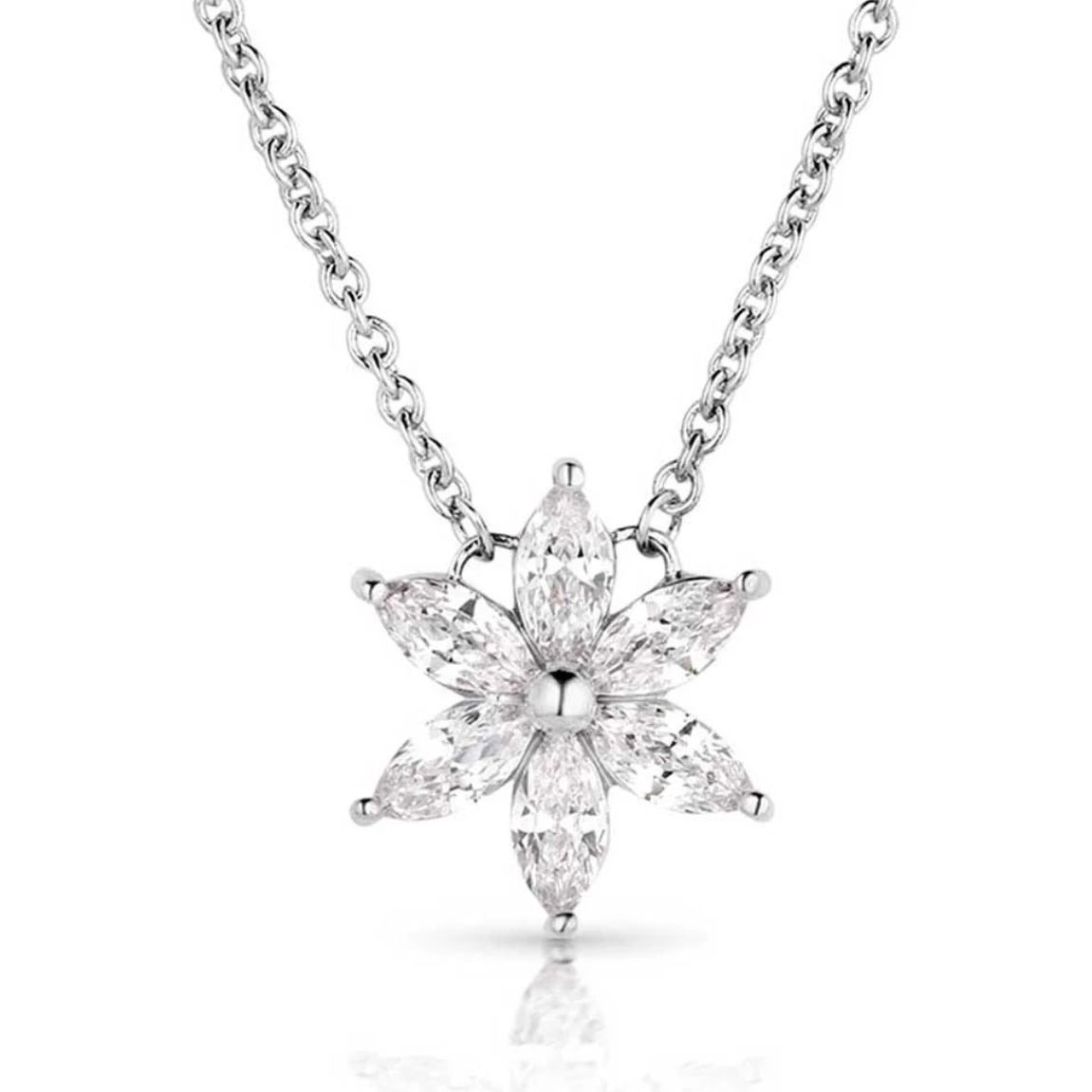 Montana Silversmiths Necklace - Floral Cheer Crystal NC5851