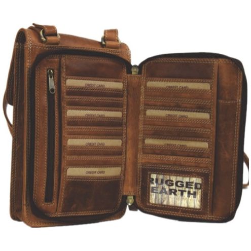 Rugged Earth Leather Purse
