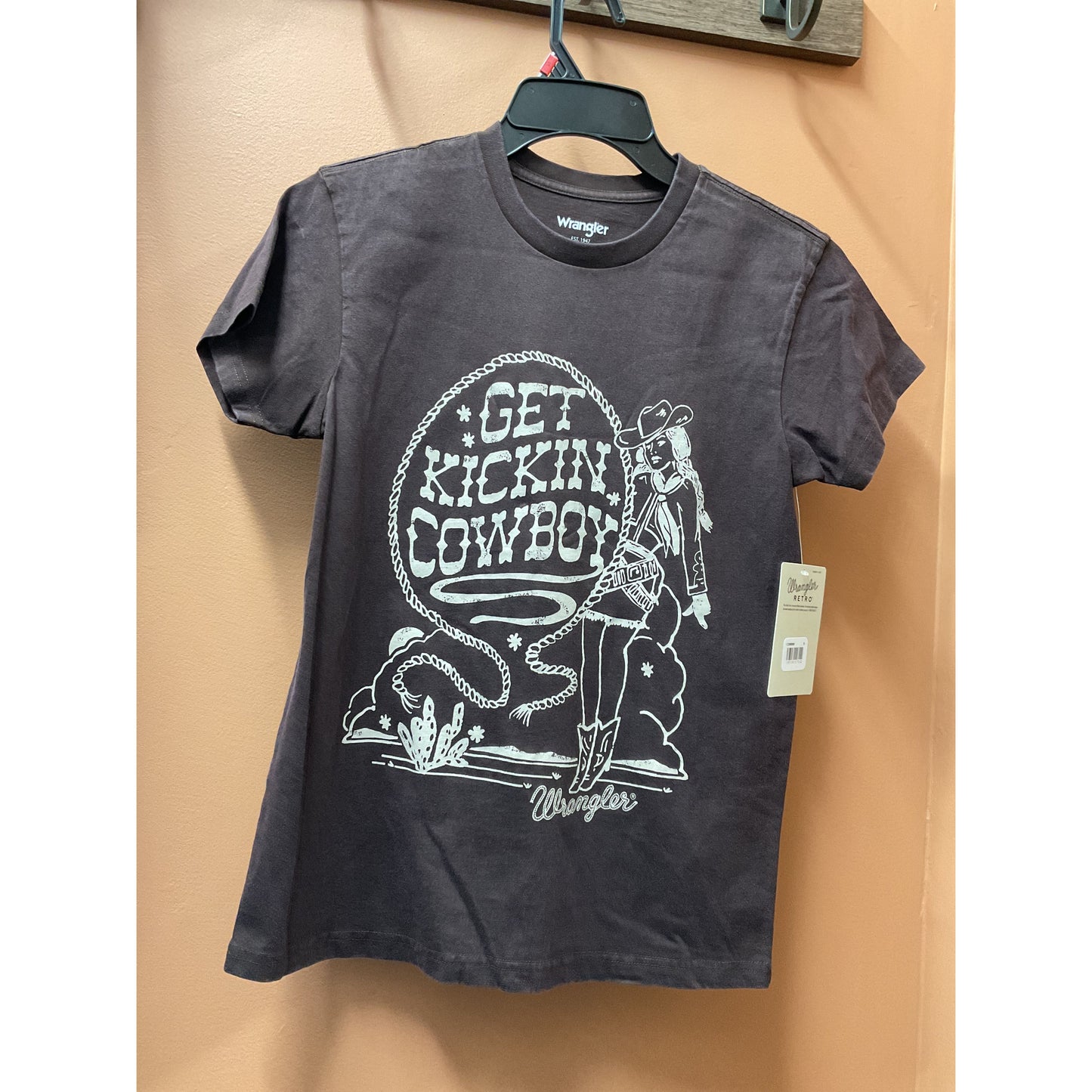 Wrangler Ladies T-Shirt - Brown 112368898