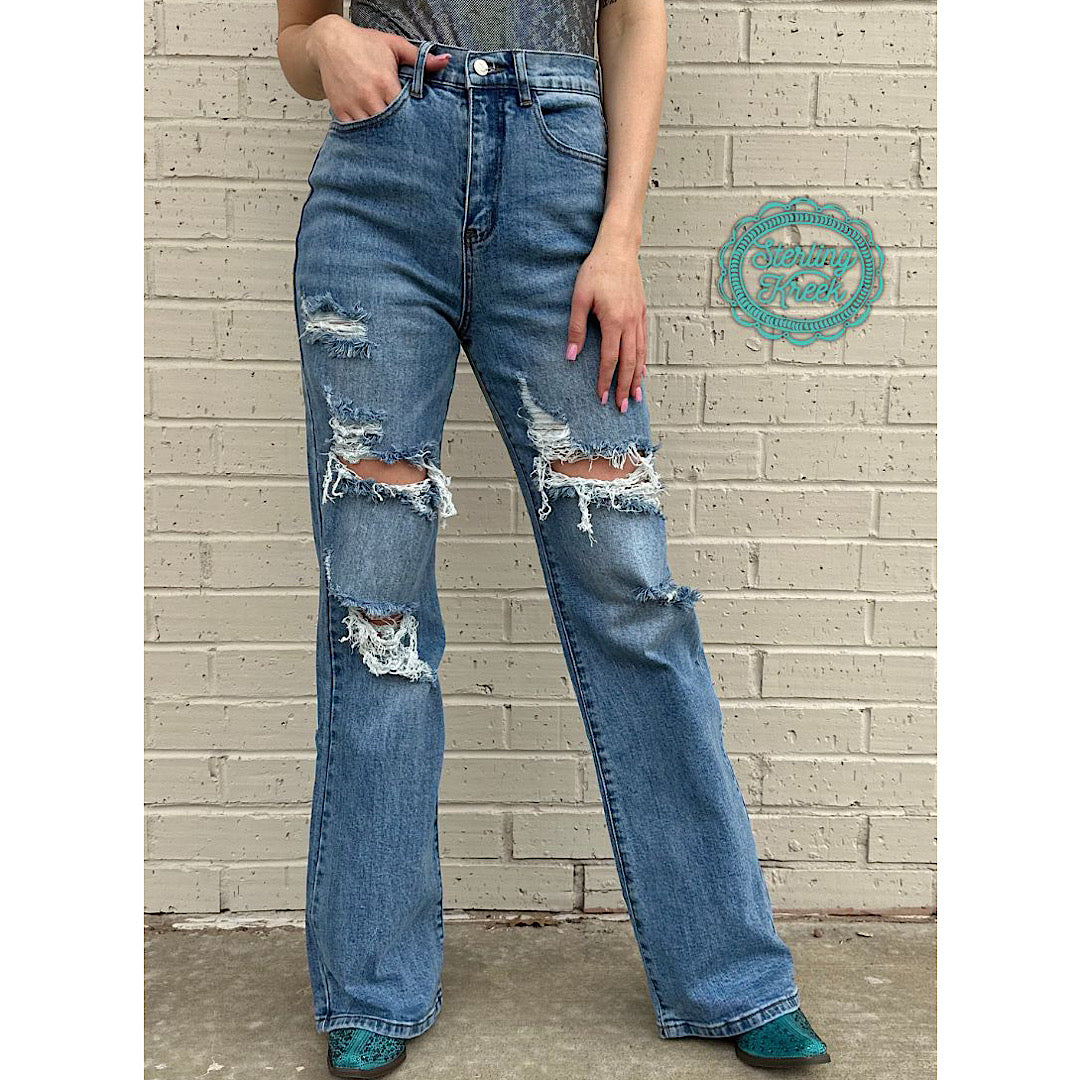 * Sterling Kreek Distressed Denim