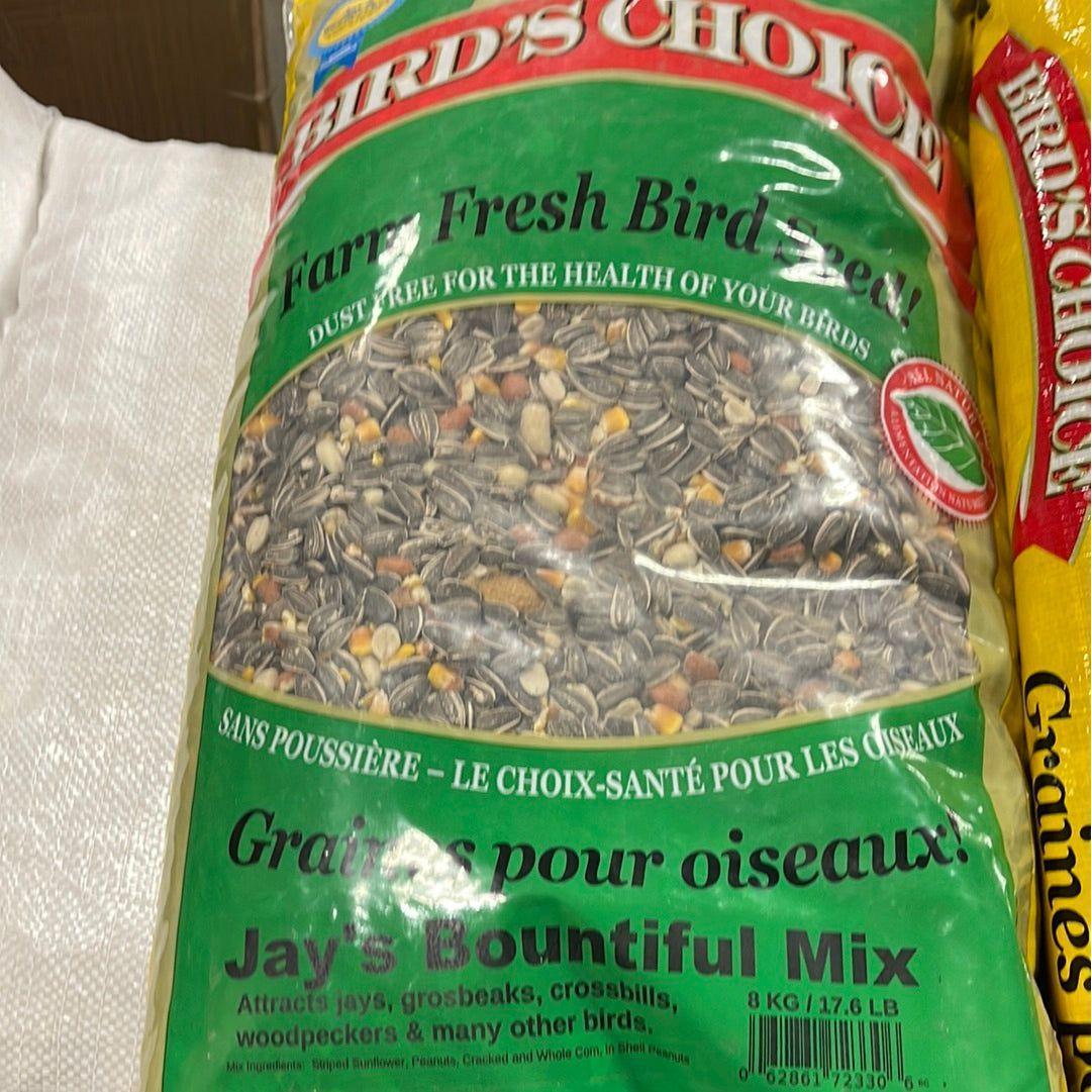 Bird's Choice Jay’s Bountiful Mix 8KG