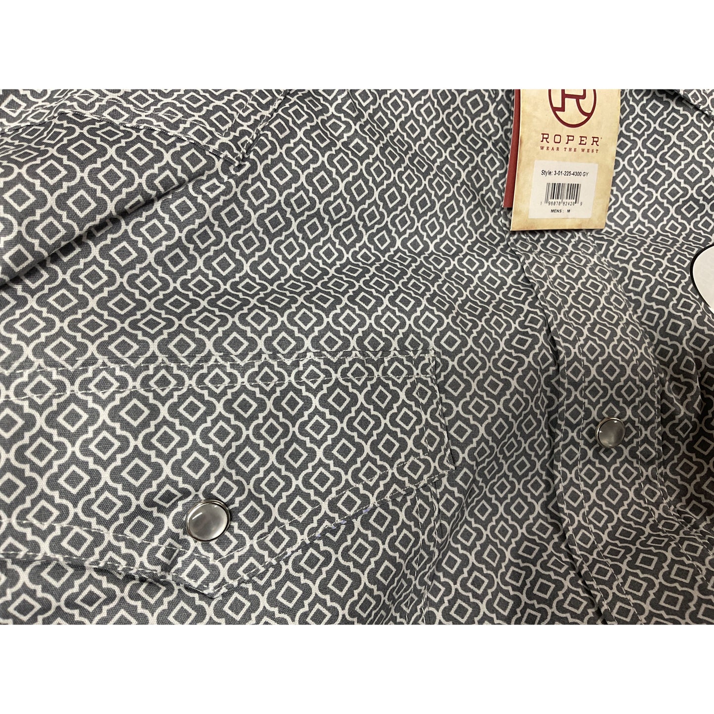 Roper Men’s Long Sleeve Western Shirt 3-01-225-4300