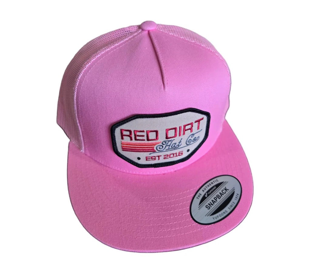 Red Dirt Hat Co. - Sundown Pink Ball Cap RDHC-581