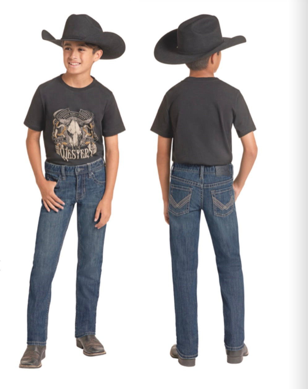 Rock & Roll Boy’s Jeans - Revolver, Slim Fit BB1RD09811