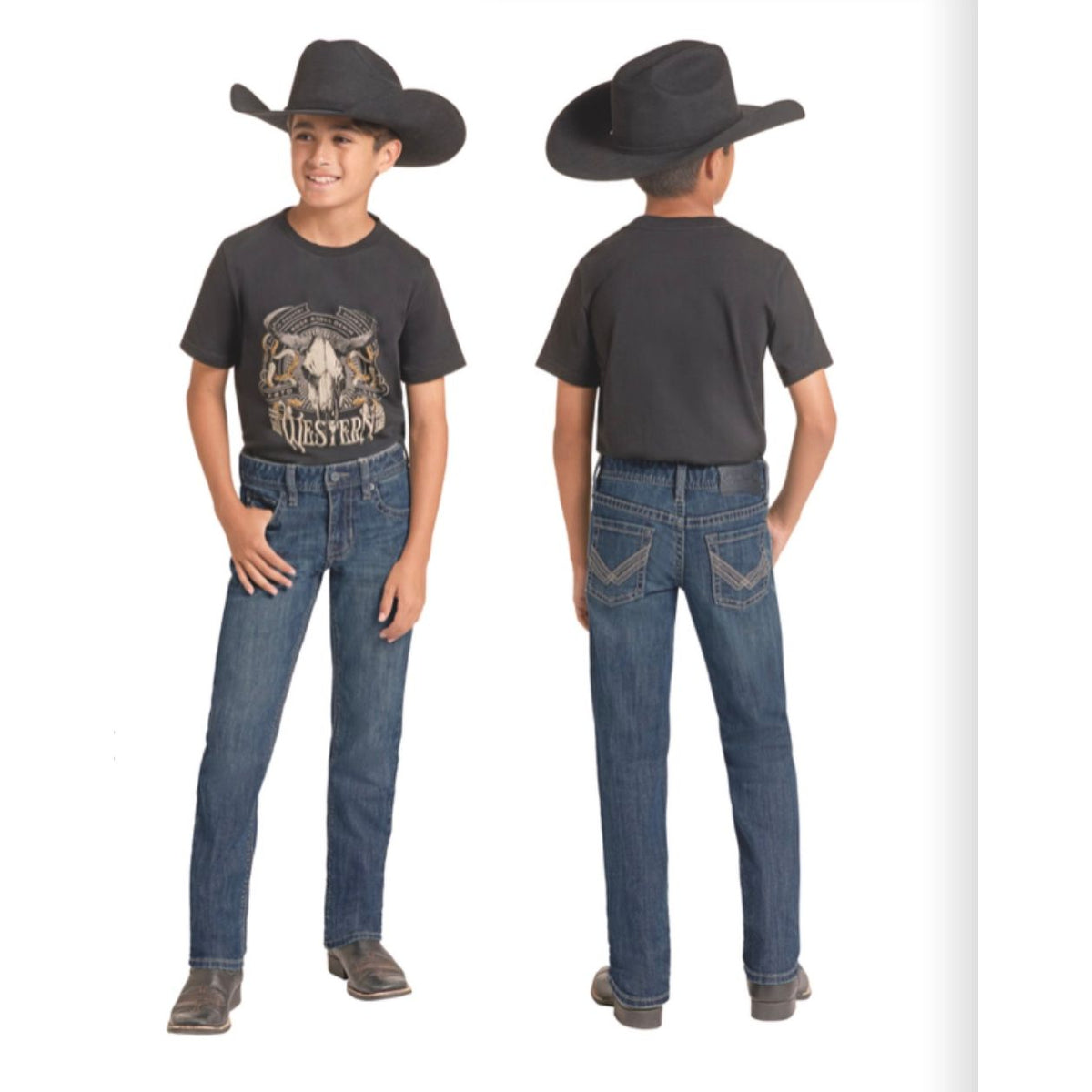 Rock & Roll Boy’s Jeans - Revolver, Slim Fit BB1RD09811