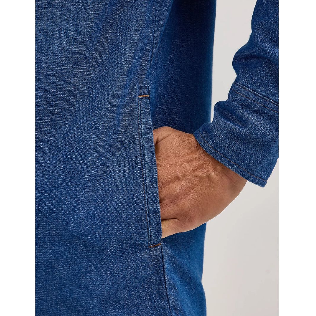 WRANGLER® MEN'S LONG SLEEVE FLANNEL LINED SOLID WORK SHIRT 112367727